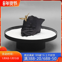 New Chinese landscaping ornaments micro landscape shooting props home decoration living room Zen creative desktop club soft clothes