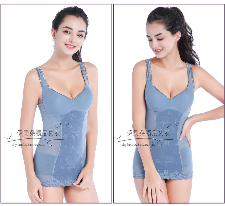 Phần mỏng cơ thể bằng nhựa với áo ngực mà không có vành vẻ đẹp trở lại bề mặt không có dấu vết cơ thể sau sinh bụng eo đồ lót nữ mùa hè quần sịp đùi