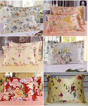 100 mulberry silk double-sided silk pillowcase printed pillowcase envelope type multi-color one only