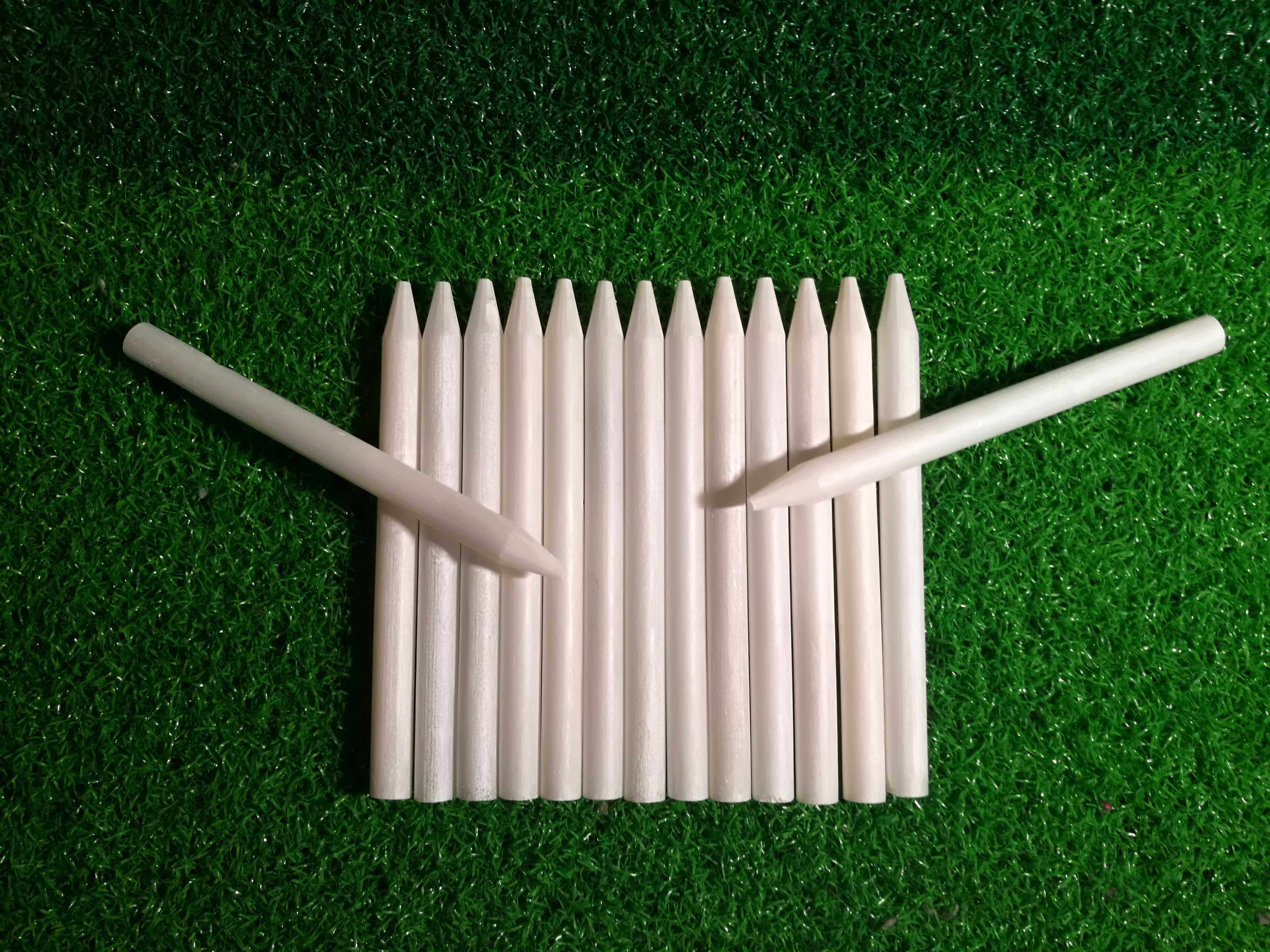 Round talc pen 80x6 4mm sharpened to the top