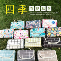 2021ins spring outing picnic mat picnic camping moisture-proof cushion anti-splashing Oxford cloth mat beach mat