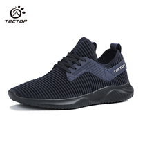 tectop outdoor casual shoes mens summer breathable knitted mesh shoes mens shoes hiking shoes non-slip sneakers