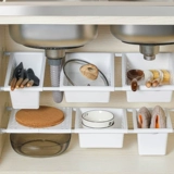 Поток внутренней части кухонного шкафа для хранения корзины для хранения шкафа