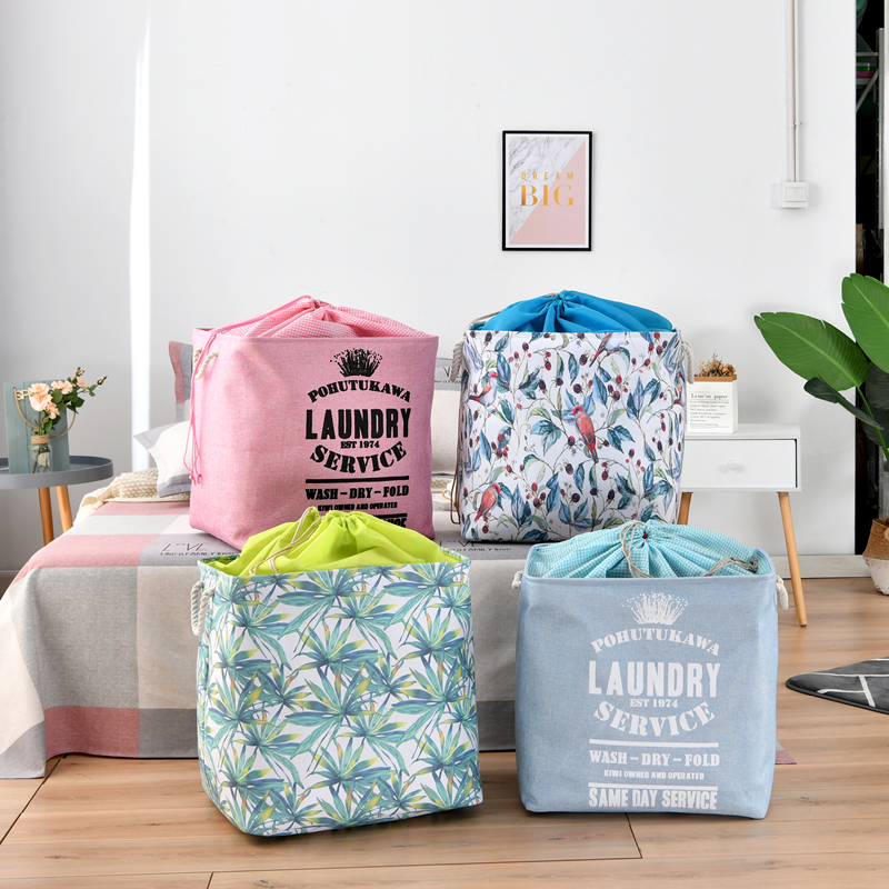 100L carry handle storage bag vibrato giant storage basket clothing quilt storage bag down jacket finishing bag