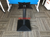Four-claw foot negotiation table foot square plate fast food foot bar table leg square plate slope