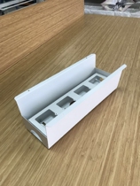Desk wire slot Wiring box Replica wire box wire slot U-shaped wire slot Double-layer single-sided wire slot