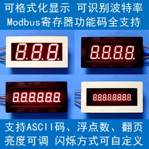 96x48 3 bit 4 bit 6 bit 6 bit 8 bit Modbus RTU digital tube RS485 head PLC serial LED display