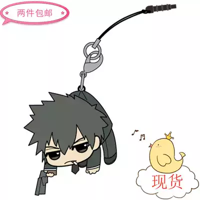 日本往返cospa現貨心理測量者狡噛慎也橡膠手機防塵塞掛件