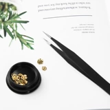 Набор маникюрных инструментов для маникюра, пинцет, наклейки для ногтей из нержавеющей стали для ногтей, алмаз, украшение для ногтей, антистатическая наклейка