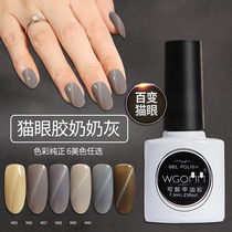 New granny gray cat's eye nail polish glue magnet phototherapy glue nail polish set jade cat's eye nail polish glue