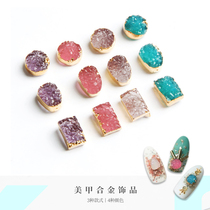 New crystal stone platinum side nail jewelry Japan with nail pile drill nail phototherapy nail polish glue drill