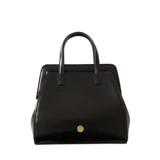 Демисезонная брендовая черная сумка, Южная Корея, надевается на плечо