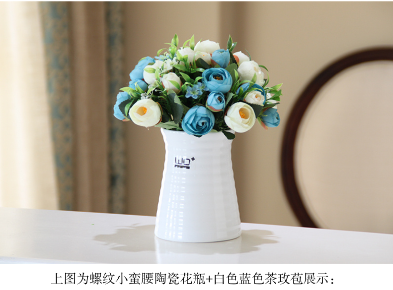 The Send false + simulation flower tea mei bract stars orchid with ceramic vases, flower arrangement suits for counters decorative flower shelf