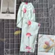 Quần pyjama của phụ nữ mùa thu vải cotton tinh khiết quần dài cotton kích thước lớn tháng quần nhà dệt kim dày mỏng phần mùa xuân hè mùa đông - Quần tây