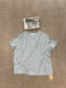 Summer Round Neck Short-Sleeved Women's Simple Pocket Embroidered Casual Versatile Top 3623