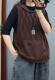 Hooded cable-knit vest sweater, autumn and winter new retro casual age-reducing versatile pullover twist knitted sweater
