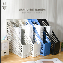 Installation of Single Linked Document Barrier Desktop Accessories Blue slope Strip Hard Plastic File Frame Wholesale