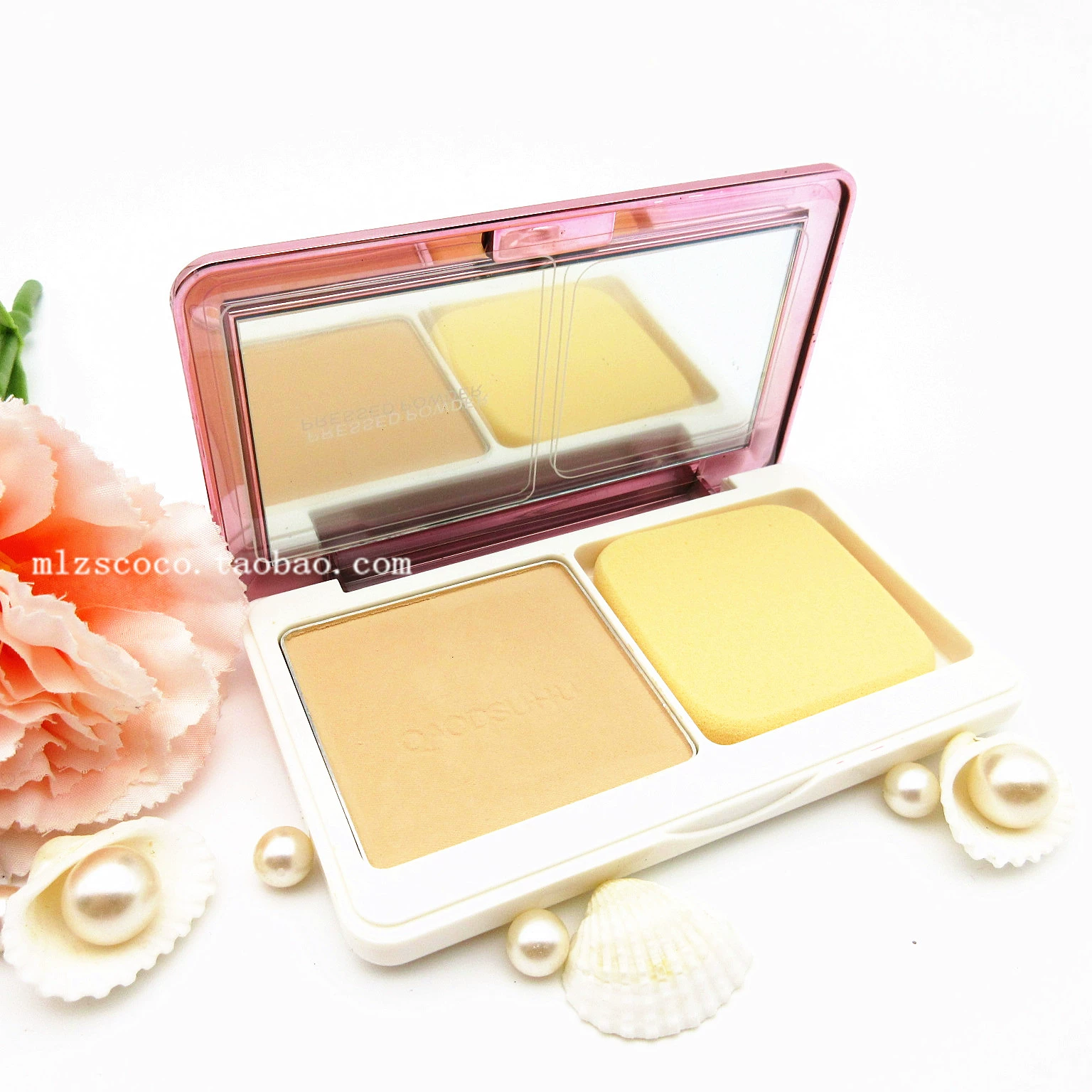 Qiao Di Shanghui Crystal Diamond Face Powder Dry and Wet Dry Powder Loose Powder Oil Control Long Lasting Fixing Makeup Quầy hàng chính hãng - Bột nén