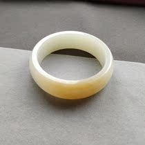  Hetian jade sugar white jade bracelet can produce sheep fat certificate