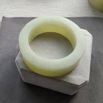 Hetian Jade delicate yellow mouth material bracelet 57