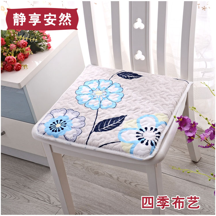 Dày rửa ghế vải đệm pad Four Seasons chung bàn ăn nhỏ gọn và ghế đệm văn phòng ký túc xá sinh viên - Ghế đệm / đệm Sofa thảm trải ghế gỗ