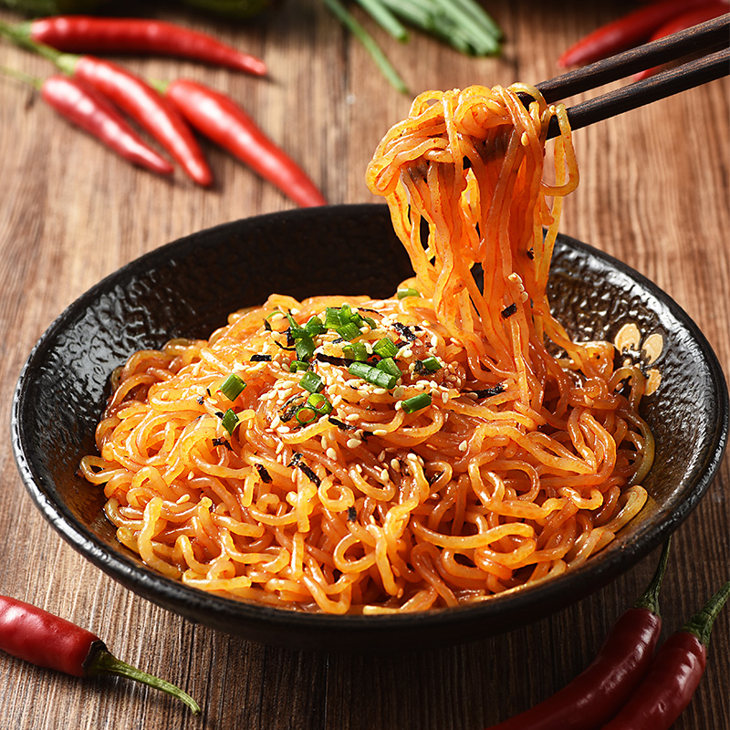 Konjac turkey noodles 0 Low Meal Card Konjac Silk Zero Fan Junction Caloric Meal Convenience Snacks Fast Food Fat