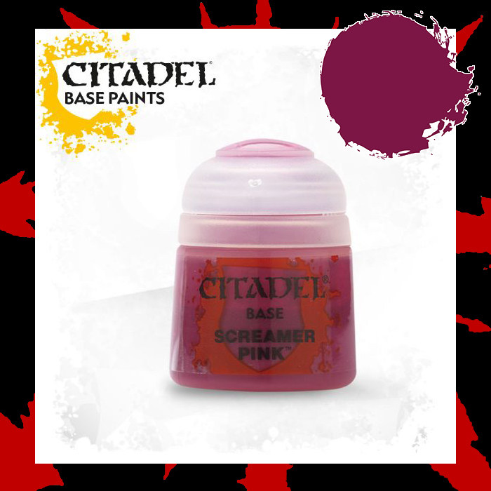 Chaos Forge] Warhammer Base Lacquer Base Screamer Pink Scream powder