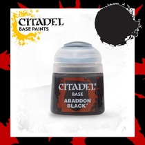  Chaos Casting]Warhammer Base Paint Base Abaddon Black Abaddon Black