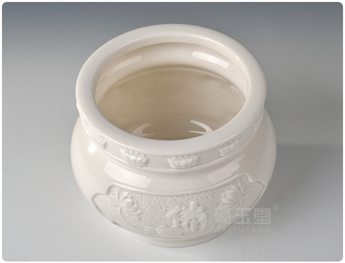 Ceramic production is pulled from the shelves 】 【 aroma stove'm burning incense Buddha word lotus furnace