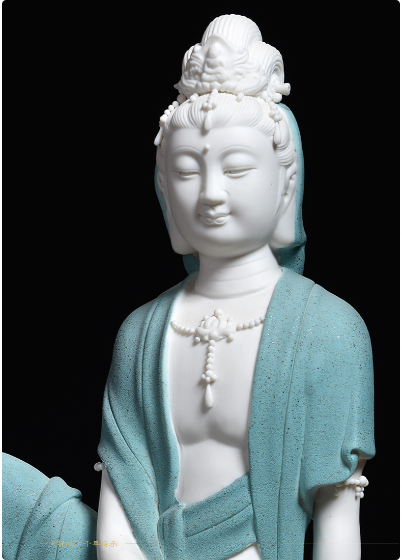 Yutang dai ceramic zen guanyin Buddha indoor household act the role ofing is tasted furnishing articles lotus comfortable avalokitesvara