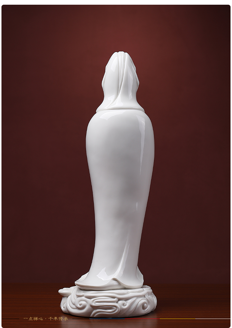 Yutang dai household dehua white porcelain avalokitesvara consecrate figure of Buddha that occupy the home furnishing articles/xiangyun graciousness the goddess of mercy corps