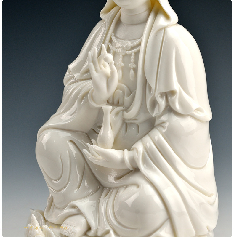 Yutang dai of the south China sea guanyin Buddha to occupy the home for avalokitesvara like Buddha home furnishing articles dehua white porcelain