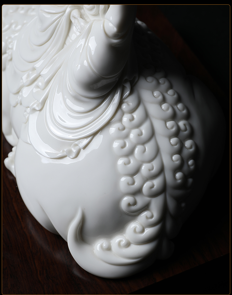 Yutang dai dehua white porcelain Su Xianzhong master of its art furnishing articles like earth treasure bodhisattva effort