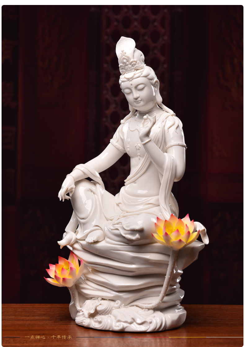 Yutang dai the scriptures at lotus sound bodhisattva guanyin ceramic like Buddha its art furnishing articles