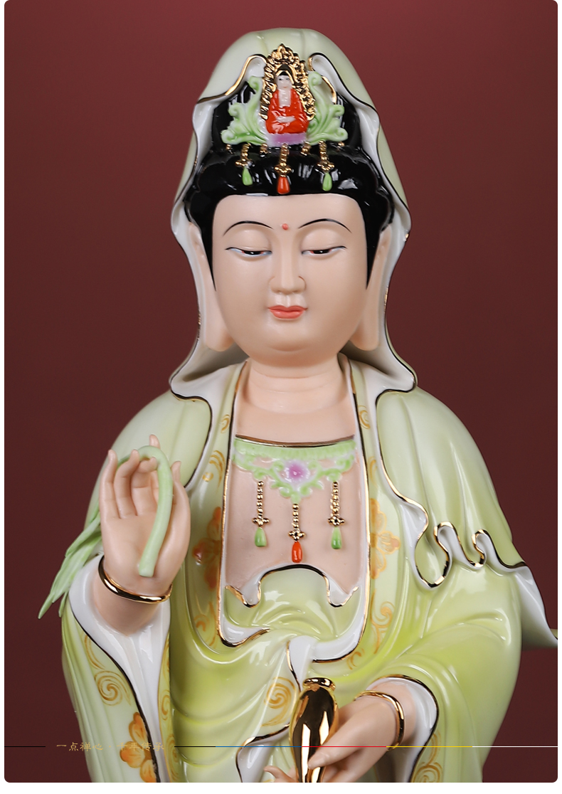Yutang dai dehua ceramic 20 inches west three holy spirit like furnishing articles dehua white porcelain household saint consecrate figure of Buddha