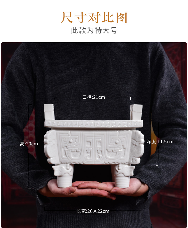 Yutang dai ceramic pot furnishing articles for buddhist incense incense incense inserted with indoor to creative joss stick'm burning incense buner