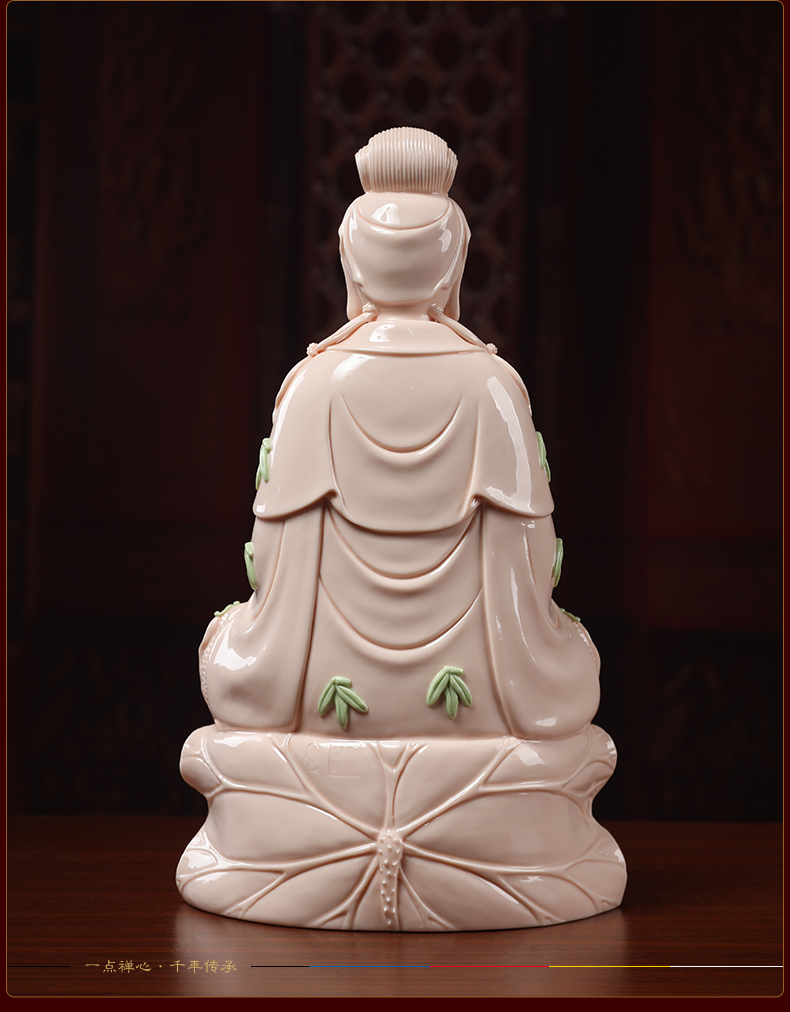 Yutang dai ceramic three holy Buddha guanyin western home furnishing articles to the as has trend to bodhisattva like at home