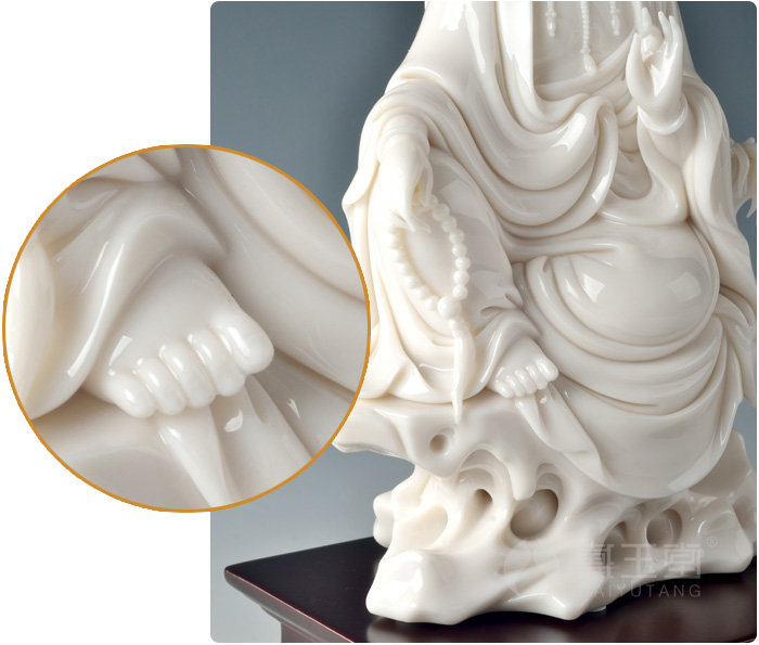 Yutang dai ceramic avalokitesvara worship that occupy the home furnishing articles art collection Buddha guanyin D29-11