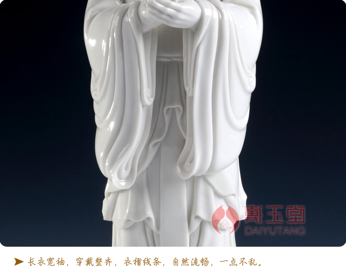 Yutang dai dehua white porcelain creative home furnishing articles of the teacher 's gift Confucius its decorative household items