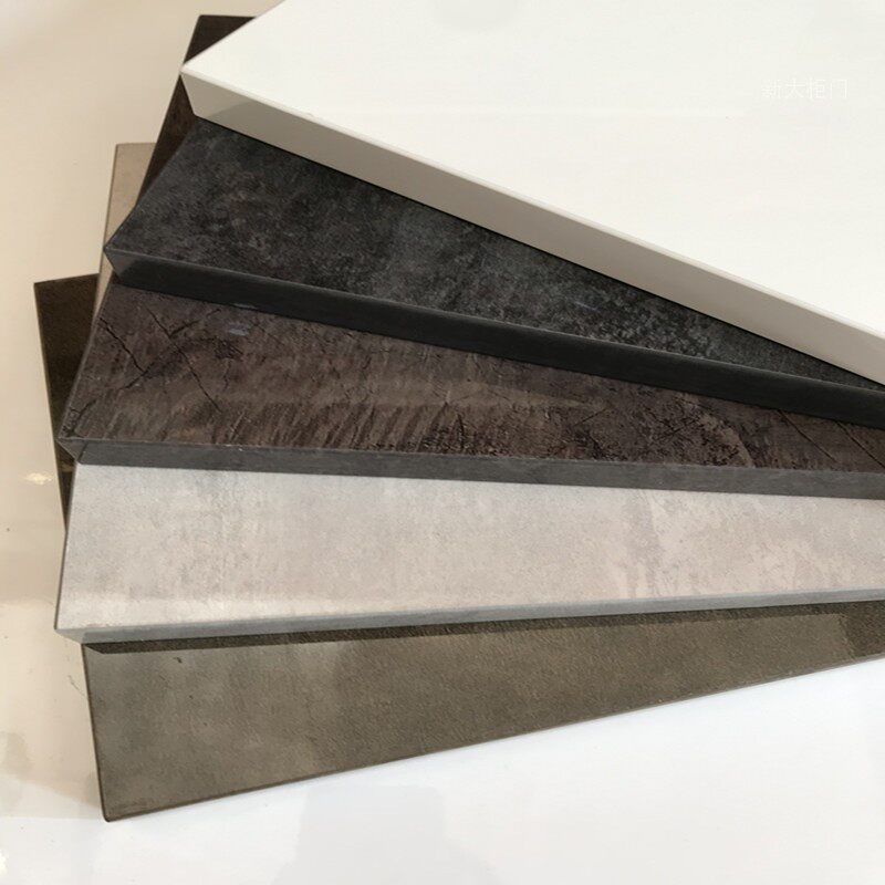 Cloud stone plate Customized PET ultra-crystal high light baking varnish light lavish minimalist overall cabinet wardrobe door acrylic door plate set to do