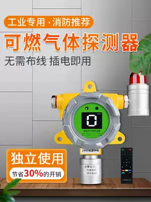 Industrial combustible gas alarm, oxygen, hydrogen gas, ammonia gas, hydrogen sulfide gas concentration detector