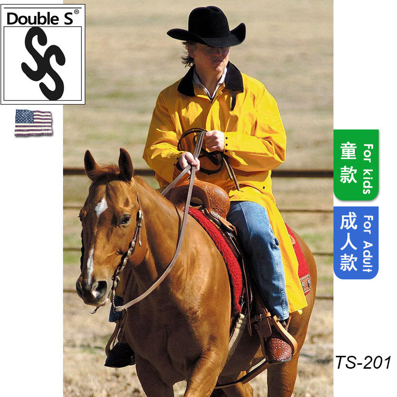 American Import SS Riding Raincoat Western Casual Wild Ride Windproof Raincoat Adult Children Equestrian Raincoat Western Giant