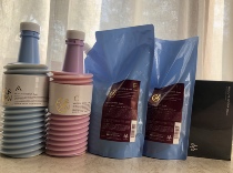 Split up Japanese homegrown high-end salon special body wash with Coco-Dan Mucota crystal drill Four trilogy of concentrated care hair film