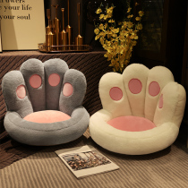 Futon plush cushion lazy sofa net red leisure recliner single removable and washable balcony bedroom tatami backrest