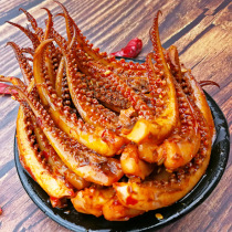 Barbecued iron plate shredded squid 200g spicy calamari spicy seafood ready-to-eat snacks Snacks snacks shredded cuttlefish