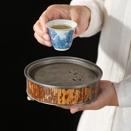 Древний Ли Мейфей старый жестяной горшок, сушеный чай, маленький держатель для краски, чай бегония, чайный набор, сухой чай, набор чая