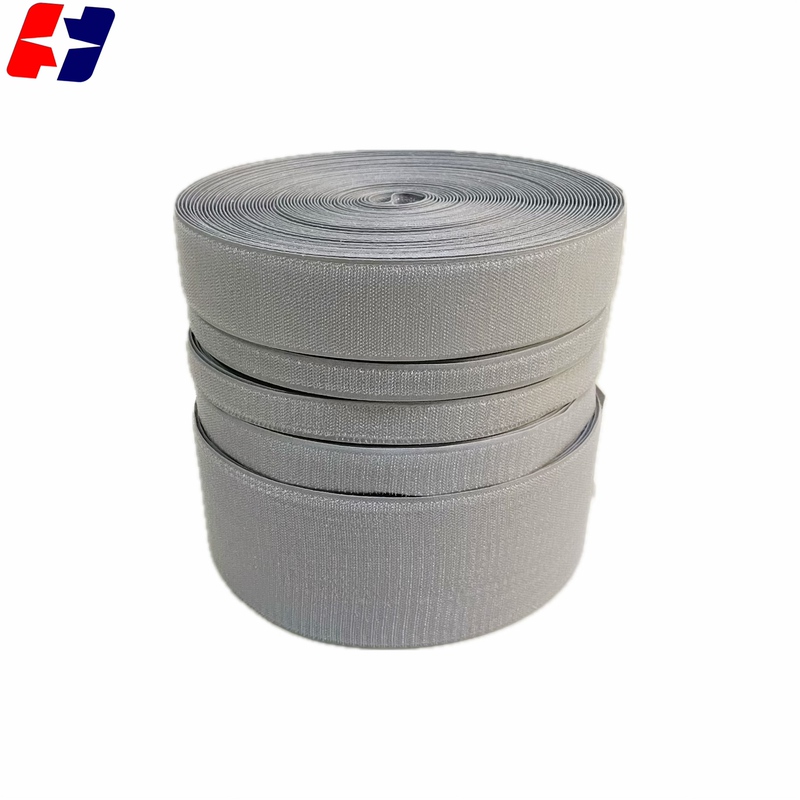 New Yang Velcro Sewing Fastener in Silver Gray with Multiple Specifications Available in Stock, Gray Magic Tape