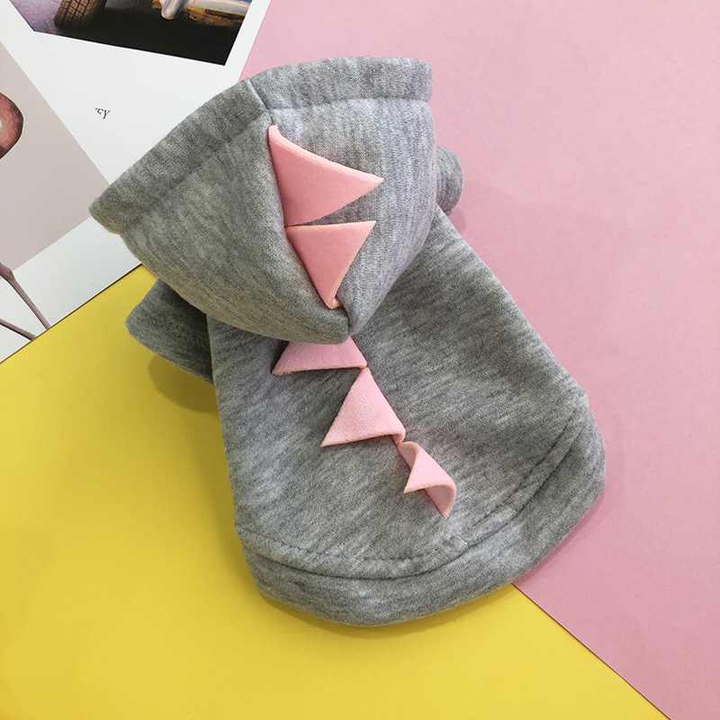 Chó con quần áo chó cưng mèo trang phục chó con chó sữa Teddy Bomei Kejibi gấu mùa thu và mùa đông khủng long - Quần áo & phụ kiện thú cưng mũ bảo hiểm cho mèo