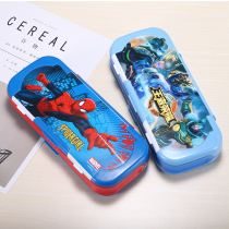 Primary school children kindergarten children Girl Korean creative Cute Princess three-layer bookshelf stationery box plastic pencil box