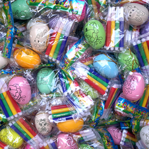 diy egg painting egg children graffiti coloring handmade art material package plastic small toy promotional gift